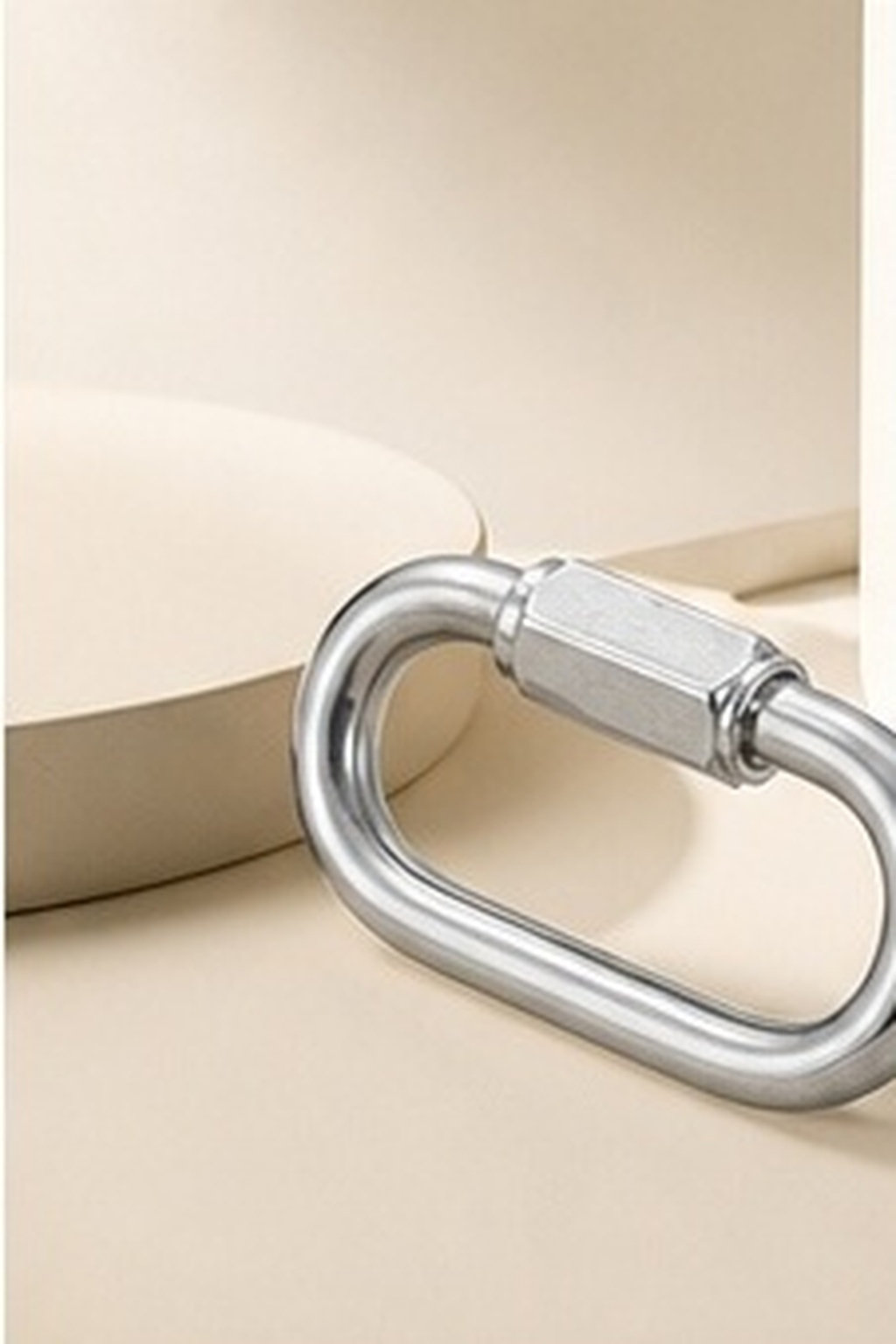 Chain Quick Link - 8 Peças Mosquetão de Aço Inoxidável