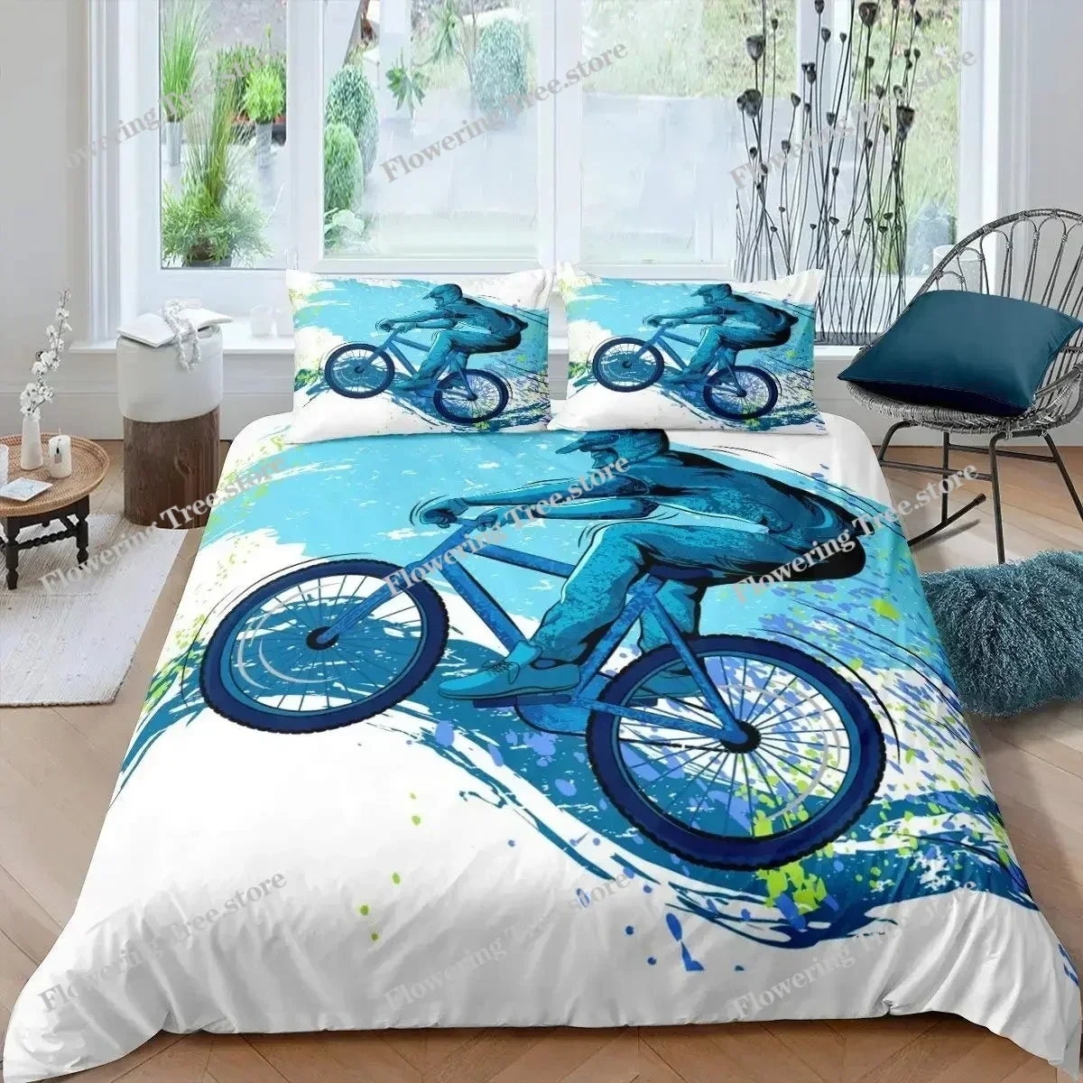 Conjunto de Capa de Edredom pa - Mountain Biking Europe avaliação e preço