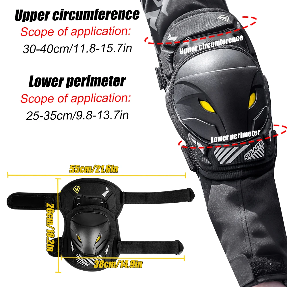 1 Par de Protetores de Joelho  - Mountain Biking Elbow Pads avaliação e preço