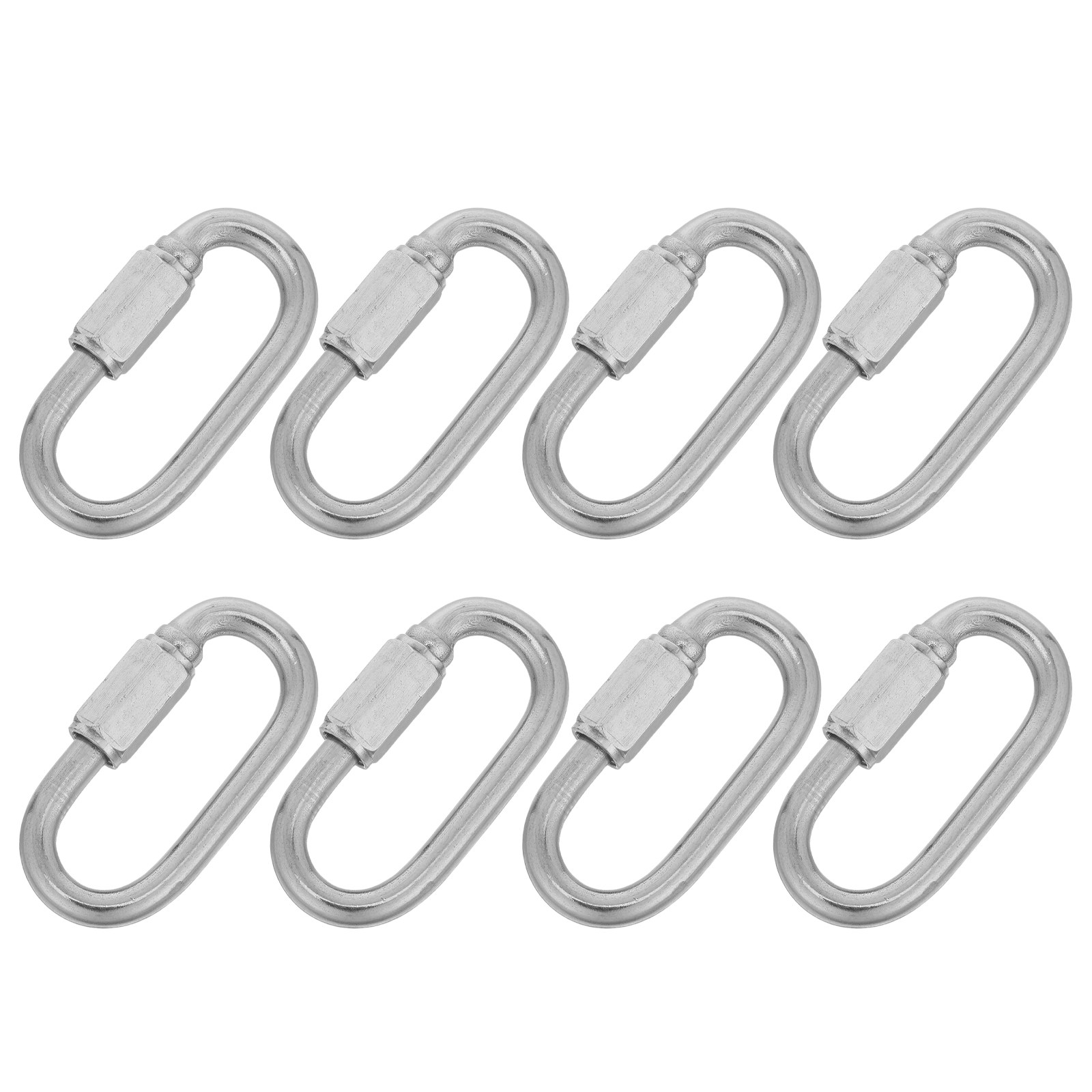 8 Peças Mosquetão de Aço Inoxi - Chain Quick Link avaliação e preço